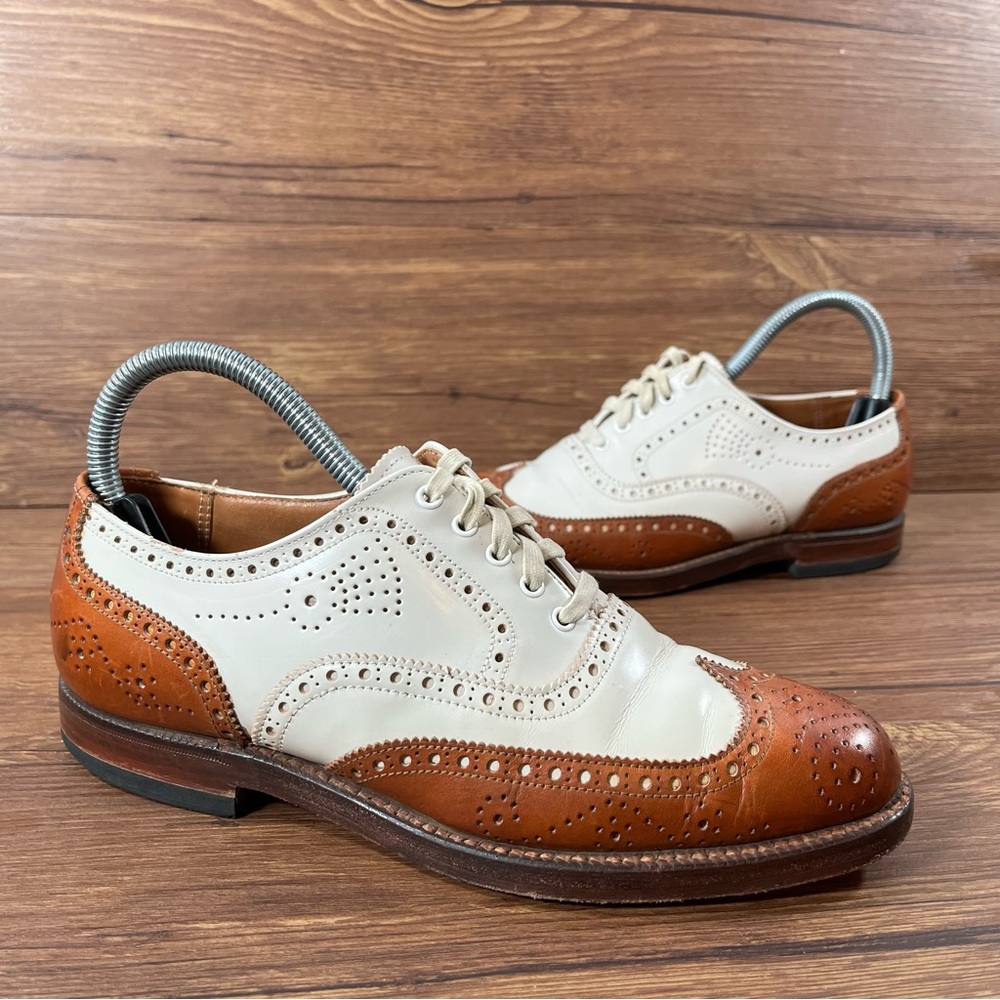 Ralph Lauren Crockett & Jones Vintage Wingtips Dress Shoes Size W7